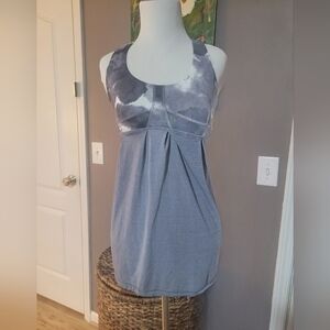 Lululemon Active Racerback Tank Top Women's Size 4 Gray EUC